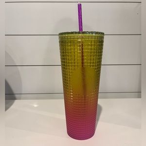 Yellow & Pink Starbucks Tumblr